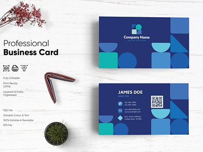 Modern Visiting Card Design-88