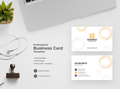 Professional Business Card-06 design flat design modern design professional business card professional design visiting card visiting card design visitingcard