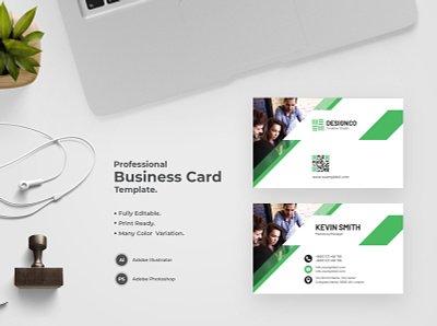 Professional Business Card-10 design flat design modern design professional business card professional design visiting card visiting card design visitingcard