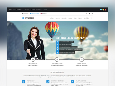 Effortless - Multi-purpose Joomla Template