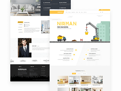 Nirman - Professional Construction Joomla Template agency template clean design construction corporate flat design multi purpose online retail store quix page builder revolution slider shortcode ultimate warp framework widgetkit