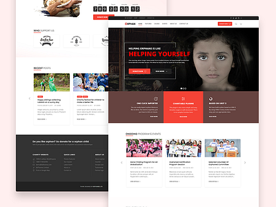 Orphan - Charity / Fund-raising / Crowd-funding WordPress Theme bdthemes charity charity donate donation plugin fundraising charity hand crafted modern design nonprofit nonprofit theme page builder program event the event calender