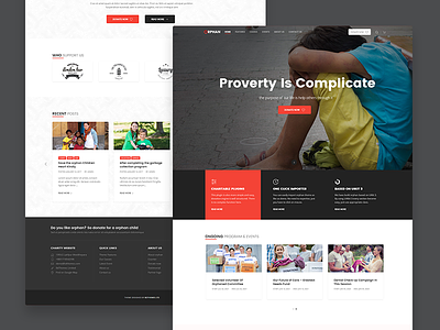 Orphan - Charity WordPress Theme Home Page 2 bdthemes charity donate donation plugin fundraising charity hand crafted modern design nonprofit nonprofit theme page builder program event the event calender