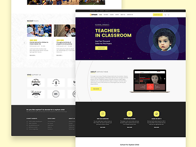 Orphan - Charity WordPress Theme Home Page 5