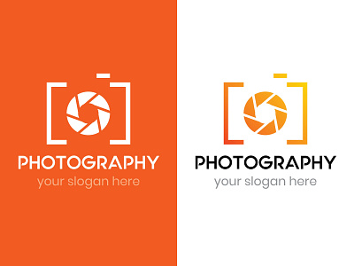 photography agency logo flat design logo logo design modern design
