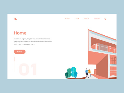 Personal Portfolio Mini Website Illustration bdthemes design flat design hand crafted homepage illustration illustrations minimal modern design orange personal ui vector website