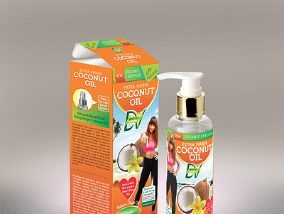 Spray Bottle & Die Cut Box Packaging mockup graphic design illustration mockup mockup design