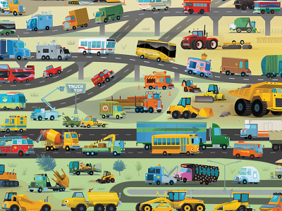 last spread in the "101 Trucks" book