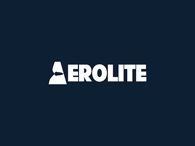 AEROLITE Rocketship. branding dailylogo dailylogochallenge design logo rocket rocketship