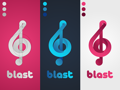 BLAST Streaming Music. blast branding dailylogo dailylogochallenge design icon logo music streaming