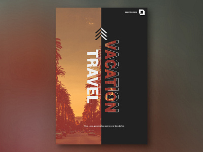 Froyonion Vacation Poster abstract adobe photoshop design flyer gradient photoshop poster poster a day poster art poster artwork poster collection poster design poster photoshop