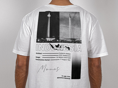 Download Monumen Nasional Shirt Design By Er Art On Dribbble