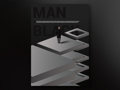 3D Man in Black Poster Design 3d architecture 3d art 3d artist 3d artwork abstract artist artwork design gradient gradient design gradient poster manipulation photoshop poster poster a day poster art poster collection poster design poster photoshop posters