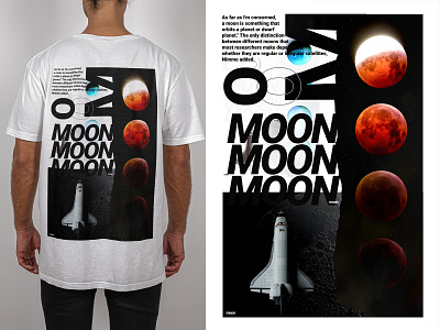 Streetwear Moon Typography Abstract design design shirt photoshop shirt shirt design shirt photoshop street streetwear wear
