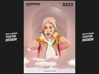 Surprise Poster Design ads banner colorful design fashion gradient gradient poster illustration marketing media social photoshop poster poster a day poster art poster collection poster design poster photoshop social media surprise