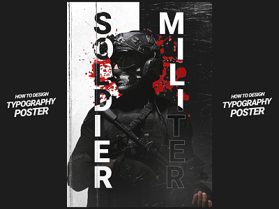 Soldier Militer Poster Design