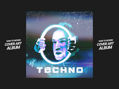 Techno Cover Album V1 album album art album collection cover cover art cover collection cover music design eth music music album nft opensea photoshop techno techno album techno music technology