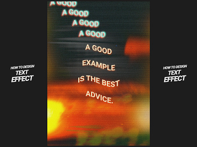 Text Effect Burn Effect