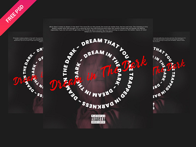 DREAM IN THE DARK album album art album collection art cover cover art cover art design cover collection design designer dream dream in the dark effect graphic design overlay photoshop