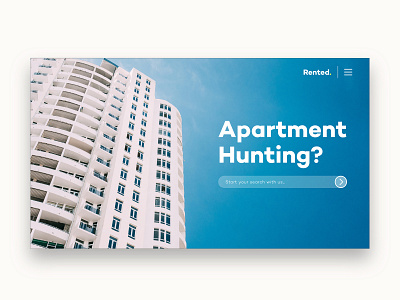 Apartment/Rental Search Website apartment graphicdesign home homepage landing page landing page ui real estate realestate search uiux ux website website design wordpress
