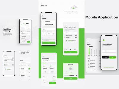 Delivery Mobile App app design ui ux