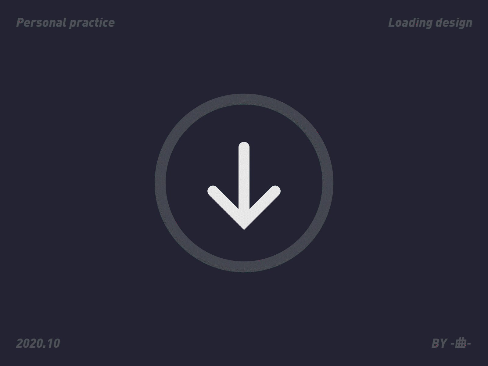 Loading练习3 animation design icon ui