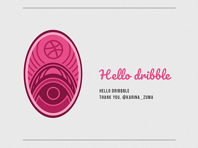 Hello Dribble branding design hello dribbble icon illustration logo vector