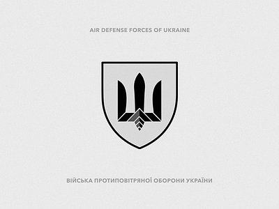 Air Defense Forces of Ukraine chevron | Logo concept