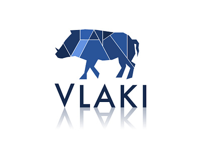 VLAKI Logo branding design logo vector