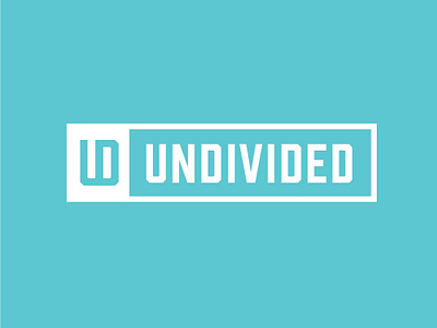 Undivided Logo branding design logo typography