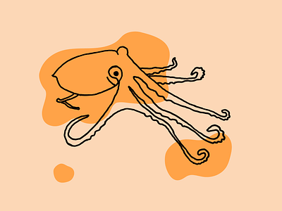 Octopus Icon branding design icon illustration logo minimal vector web