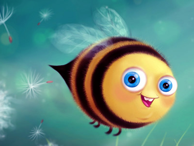 Bumbling Bumble Bee bee illustration