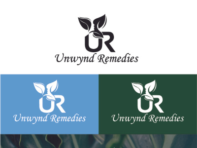 Harbal remedies branding design icon logo ui vector