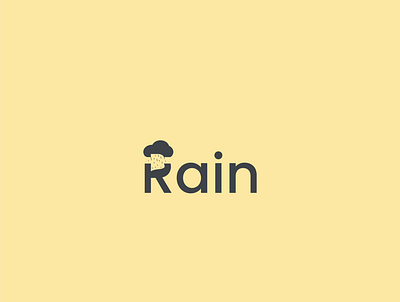 Rain branding design illustration logo ui vector