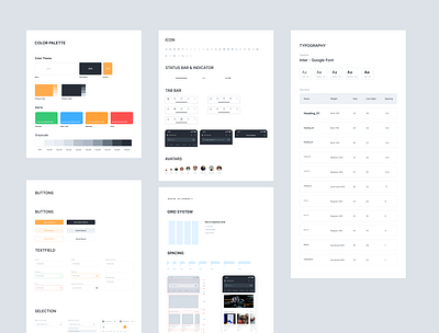 Style guide before starting a UI design branding health uiux medical uiux real estate uiux ui ui design ui designer uiux