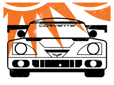 Vette #2 corvette illustration