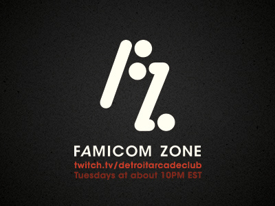 Famicom Zone logo famicom logo twitch