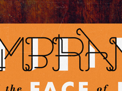 Bra-Face orange type work in progress