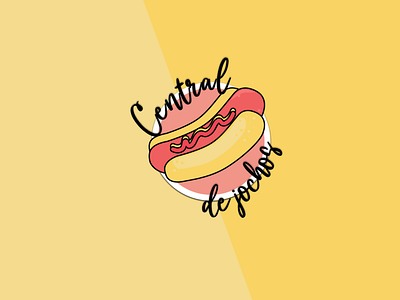 CentralDeJochos Sticker hotdog logo sticker weeklywarmup