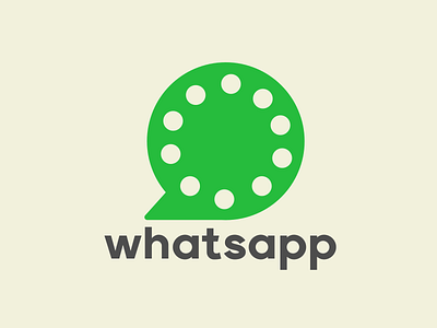 WhatsApp Retro Logo.