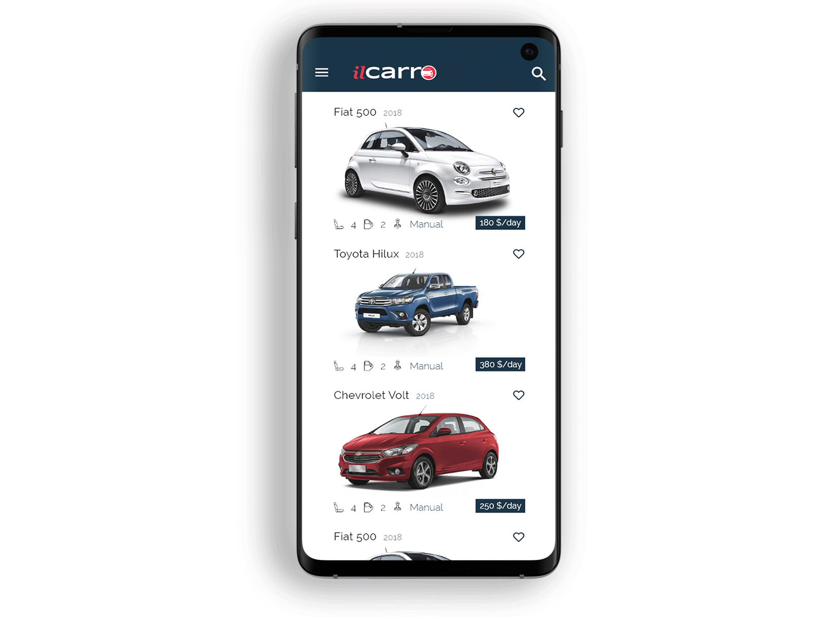 Carsharing App for android
