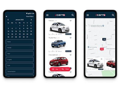 Carsharing App android app car carsharing design mobile mobile app mobile ui samsung ui