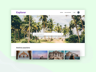 Tours Website interaction design proyect travel ux website design