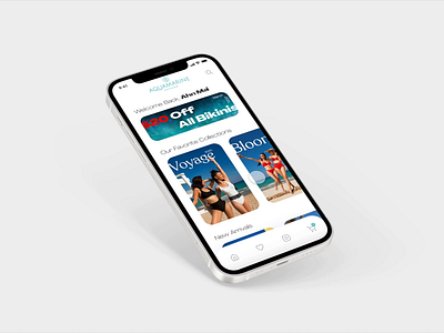 Aquamarine App - Collections Explore adobe xd app concept design ecommerce final cut pro interaction animation interaction design mobile photoshop typography ui ux ui ux design