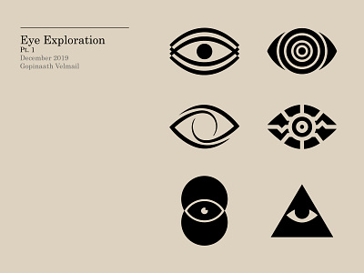 Eye Exploration Pt. 1 eye eye icon eye logo icon design iconography