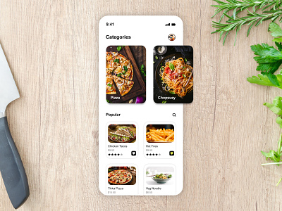 Food Ordering App app app ui apple food food app food app ui mobile application online ordering restaurant restaurant app ui ux