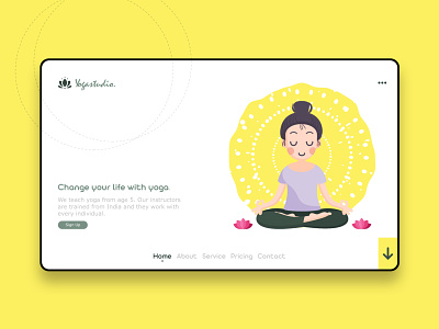 Yoga Studio - The Meditation App apple apple mac meditation ui ux web web ui web uiux website yoga yoga website