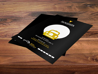 Flyer Design Alichris Cab Service a4 flyer design branding coporate branding creative design graphics design