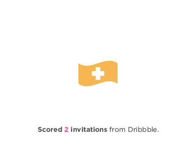 Scored 2 invitations from Dribbble dribbble invitation invite
