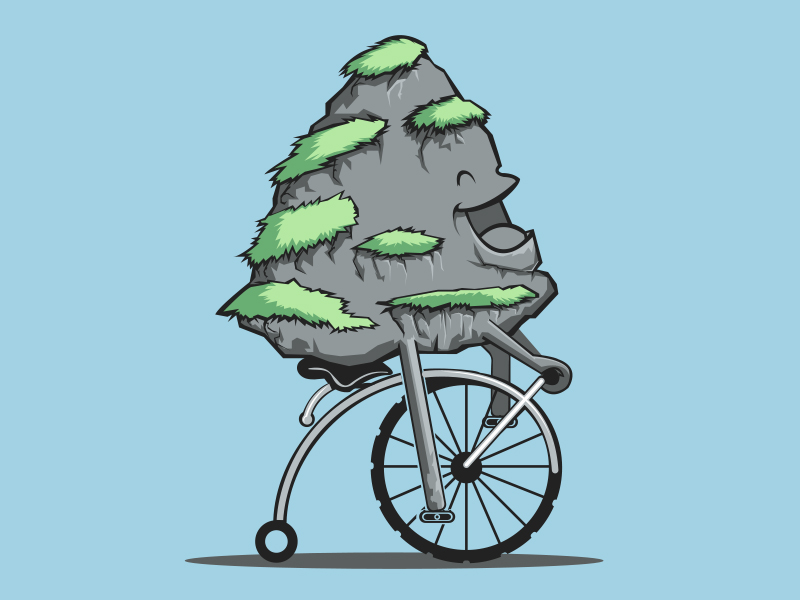 Mountain Biking by Destoche on Dribbble